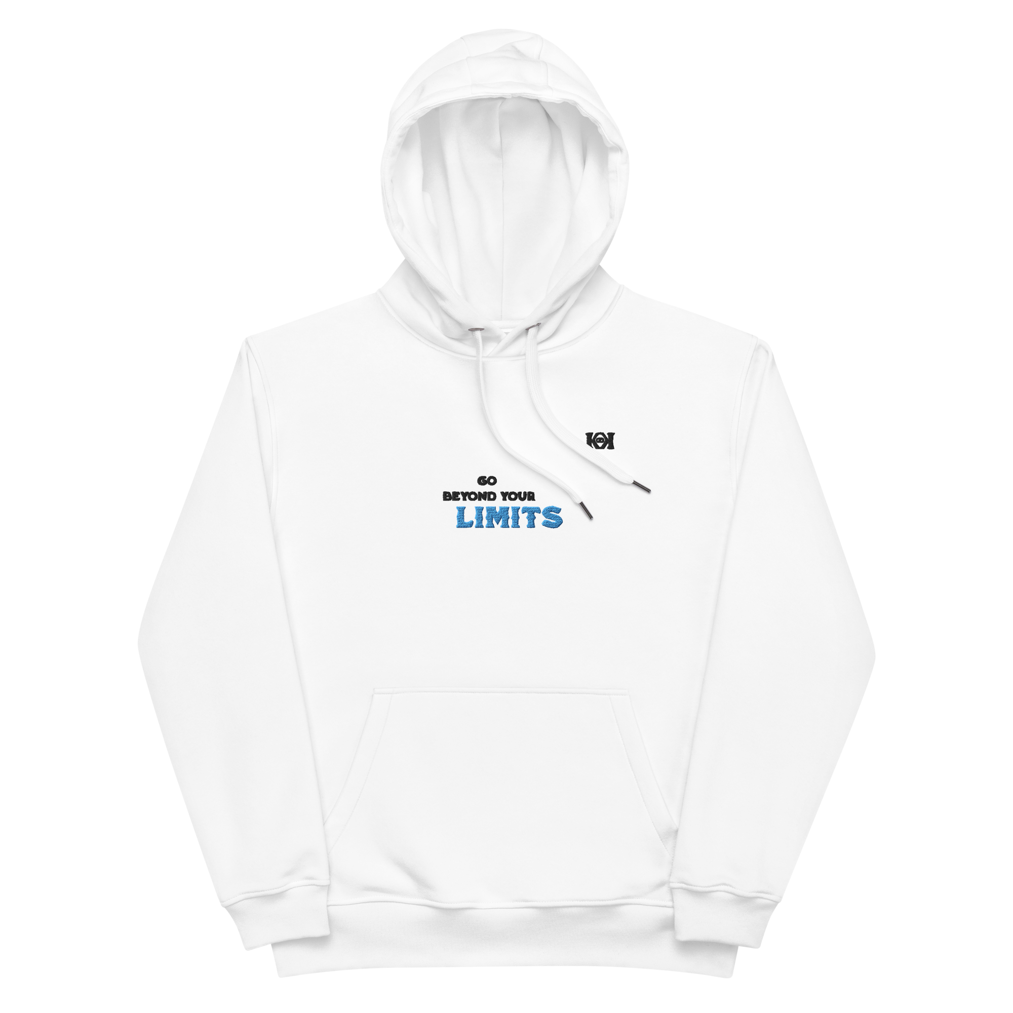 Embroidered Rise Above hoodie